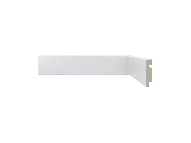 Rodapé 473 branco de poliestireno com 50mm altura Santa Luzia