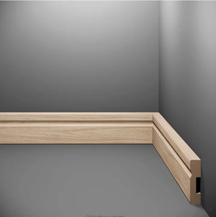 Rodapé Eucafloor Estilo 50mm Nº 6 - Unitário Bege
