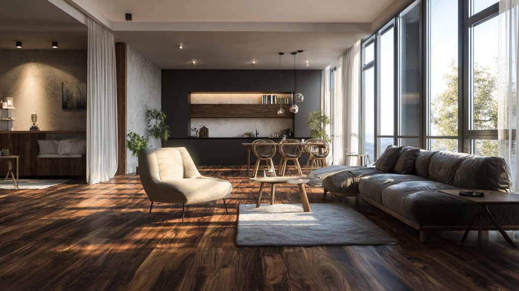 Pisos Laminados que Imitam Materiais Naturais: Madeira, Pedra e Cimento